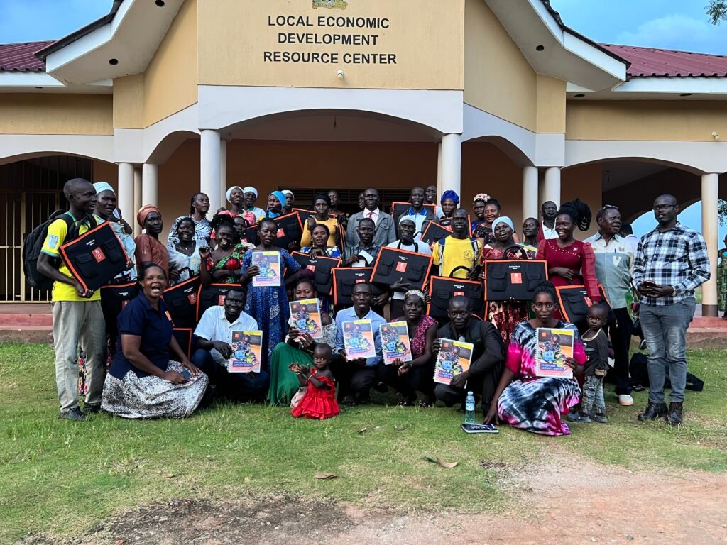 Trained PEs and CCGs receive home-based ECD kits and activity sheets at the end of the training.